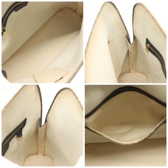 LOUIS VUITTON Monogram Mini Alma Haut Hand Bag Blue M92202 LV Auth 141760 - Picture 15 of 16